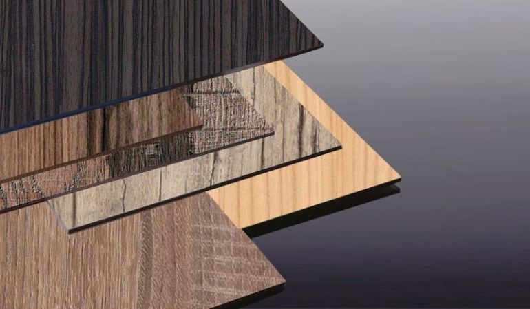 8 mm HPL Fassaden-Platten im Maß 1300 x 3050 mm mit Brandklasse B1. Sie können die Schichtstoffplatten in sieben lichtechten Holzdekoren bestellen